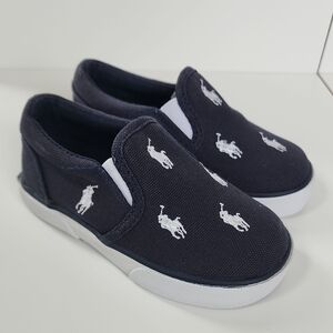Polo by Ralph Lauren Kids' Navy Slip-On Shoes